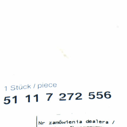 NEW BMW 1 F21 FRONT RIGHT BUMPER INSERT BRACKET 51117272556 ORIGINAL