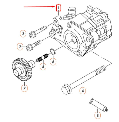 NEW AUDI Q7 4L POWER STEERING PUMP 7L8422153F ORIGINAL
