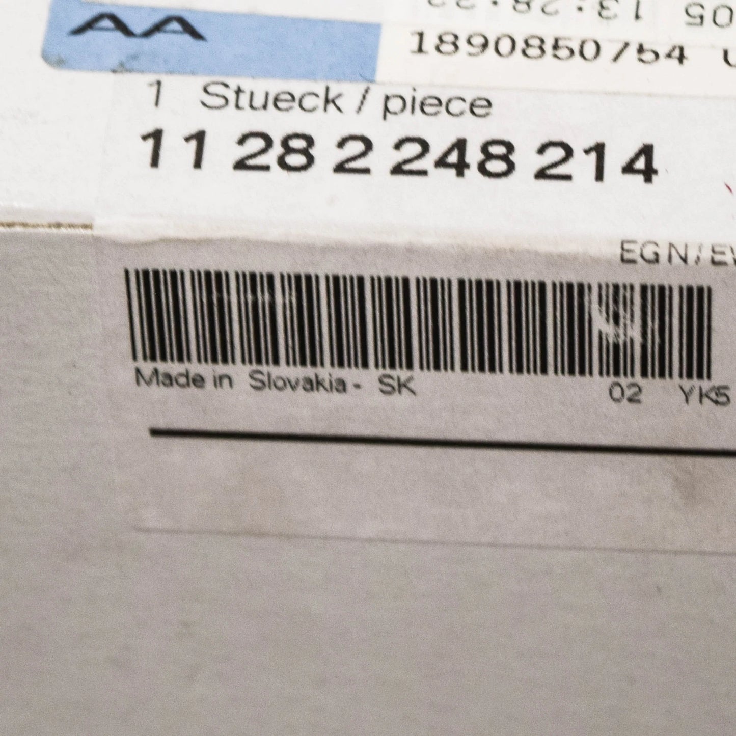 NEW BMW 7 E38 TENSIONER PULLEY WITH LEVER 11282248214 ORIGINAL