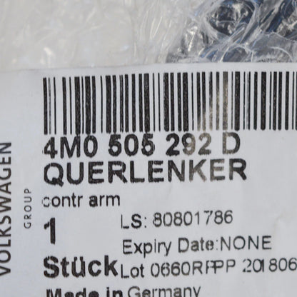 NEW AUDI A4 B9 REAR RIGHT CONTROL ARM 4M0505292D ORIGINAL