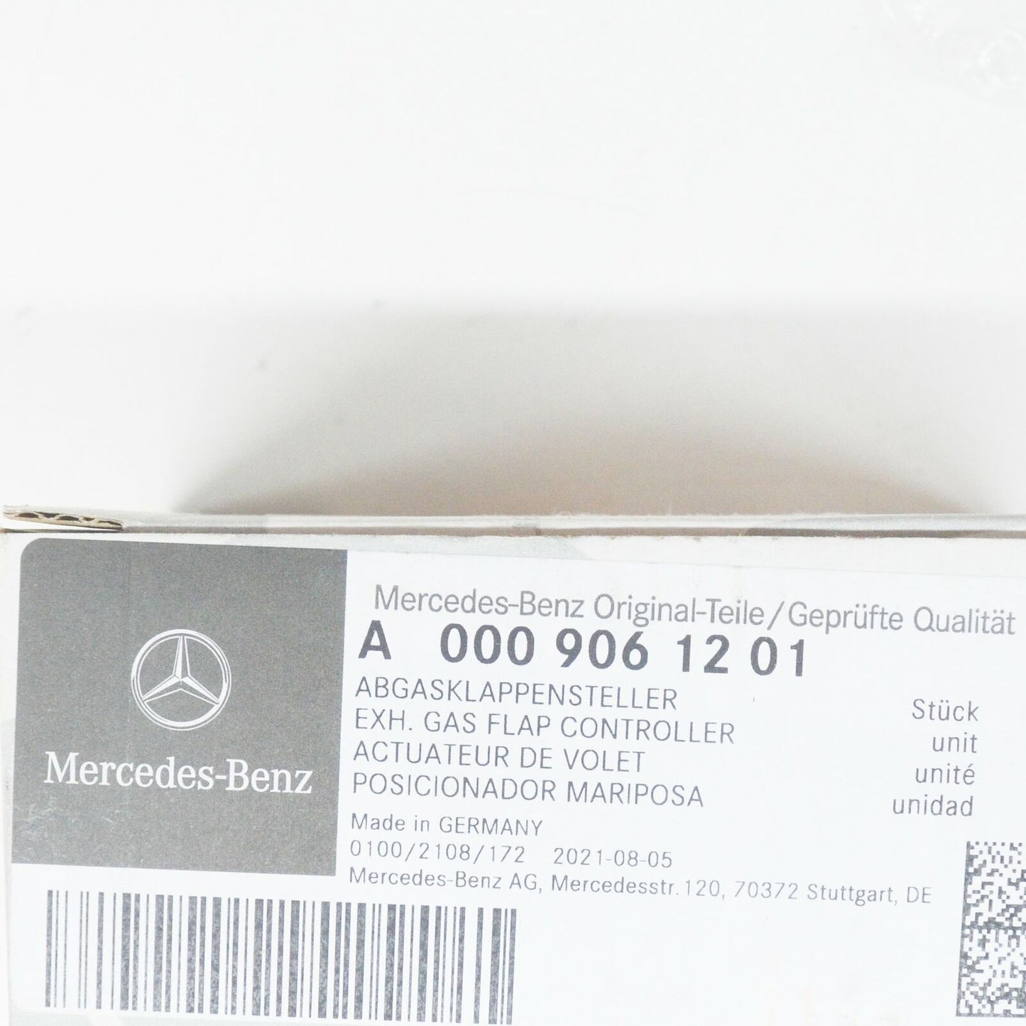 NEW MERCEDES-BENZ CLA C117 EXHAUST GAS FLAP CONTROLLER A0009061201 ORIGINAL