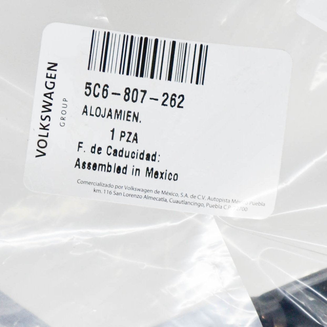 NEW VW JETTA A6 FRONT RIGHT FOG LIGHT HOUSING 5C6807262 ORIGINAL