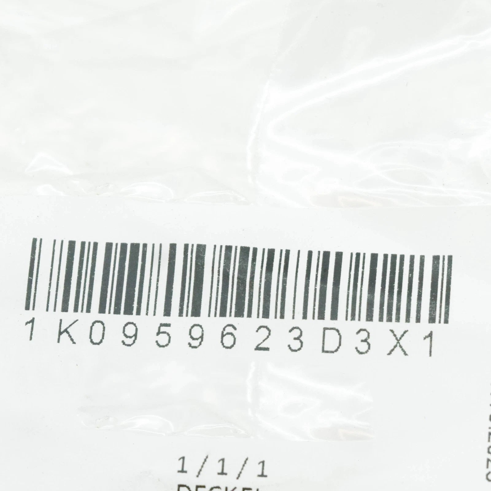 NEW VOLKSWAGEN GOLF 5K MK6 CENTRAL CONSOLE DUMMY COVER 1K0959623D3X1 ORIGINAL