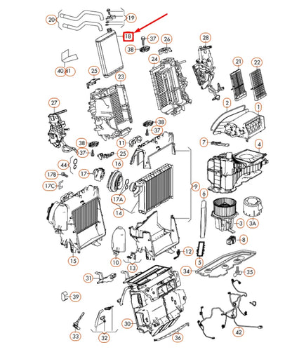 NEW AUDI A4 B8 HEAT EXCHANGER 8K0898037A ORIGINAL