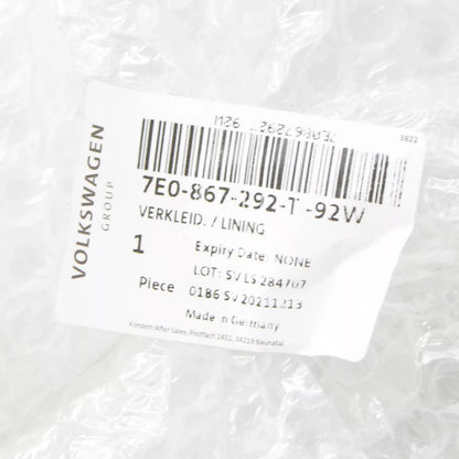 NEW VW TRANSPORTER T6 RIGHT SIDE B PILLAR LOWER TRIM LHD 7E0867292T92W ORIGINAL