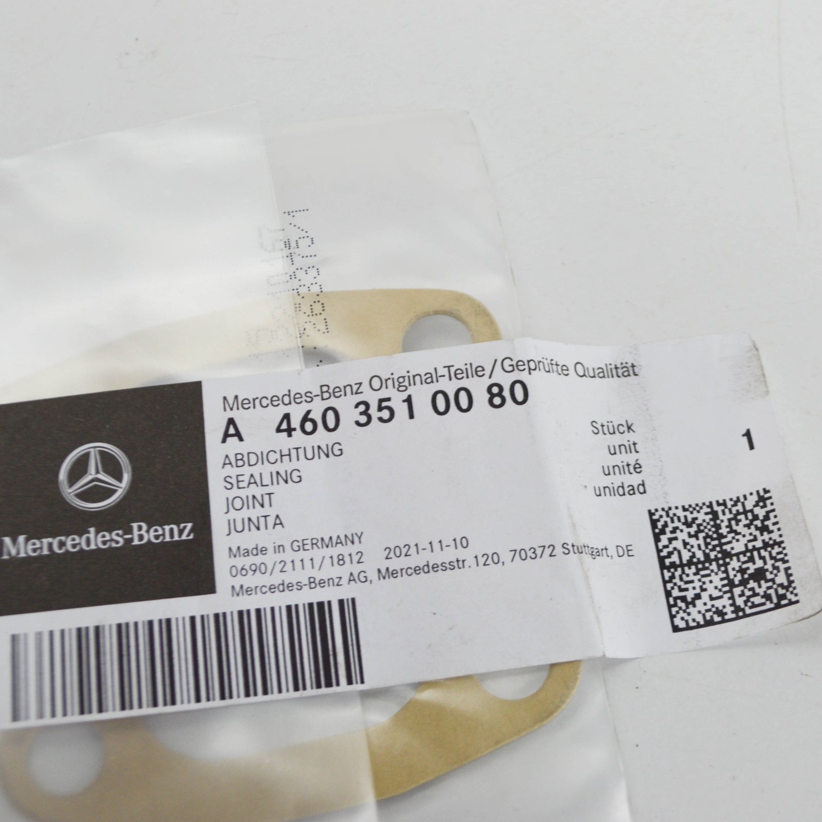 new mb g w463 rear axle housing with differential gasket a4603510080 original