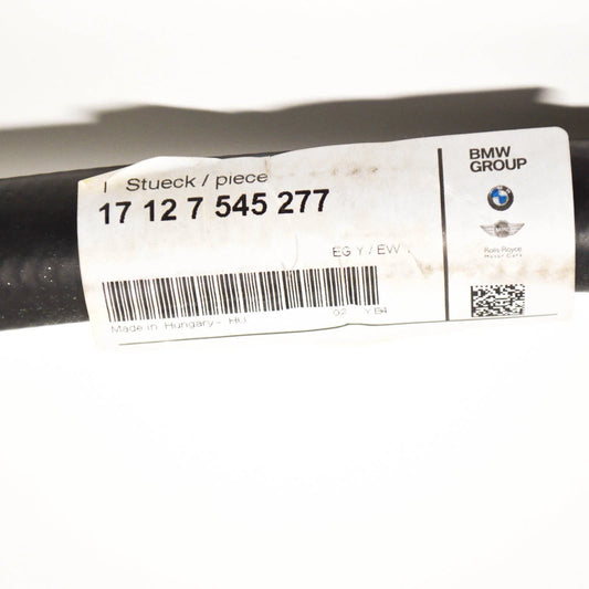 NEW BMW Z4 E85 RADIATOR WATER HOSE 17127545277 7545277 ORIGINAL