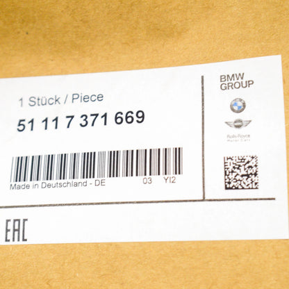 NEW BMW 1 F20 FRONT BUMPER LEFT CLOSED FOG LIGHT GRILLE 51117371669 ORIGINAL