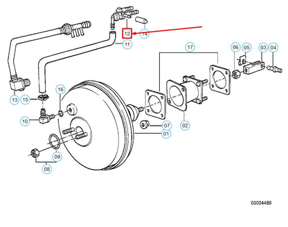 NEW BMW 3 E30 BRAKE MASTER CYLINDER NON RETURN VALVE 34331156579 1156579