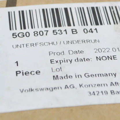 NEW VOLKSWAGEN GOLF MK7 REAR BUMPER UNDERRUN BAR 5G0807531B041 ORIGINAL