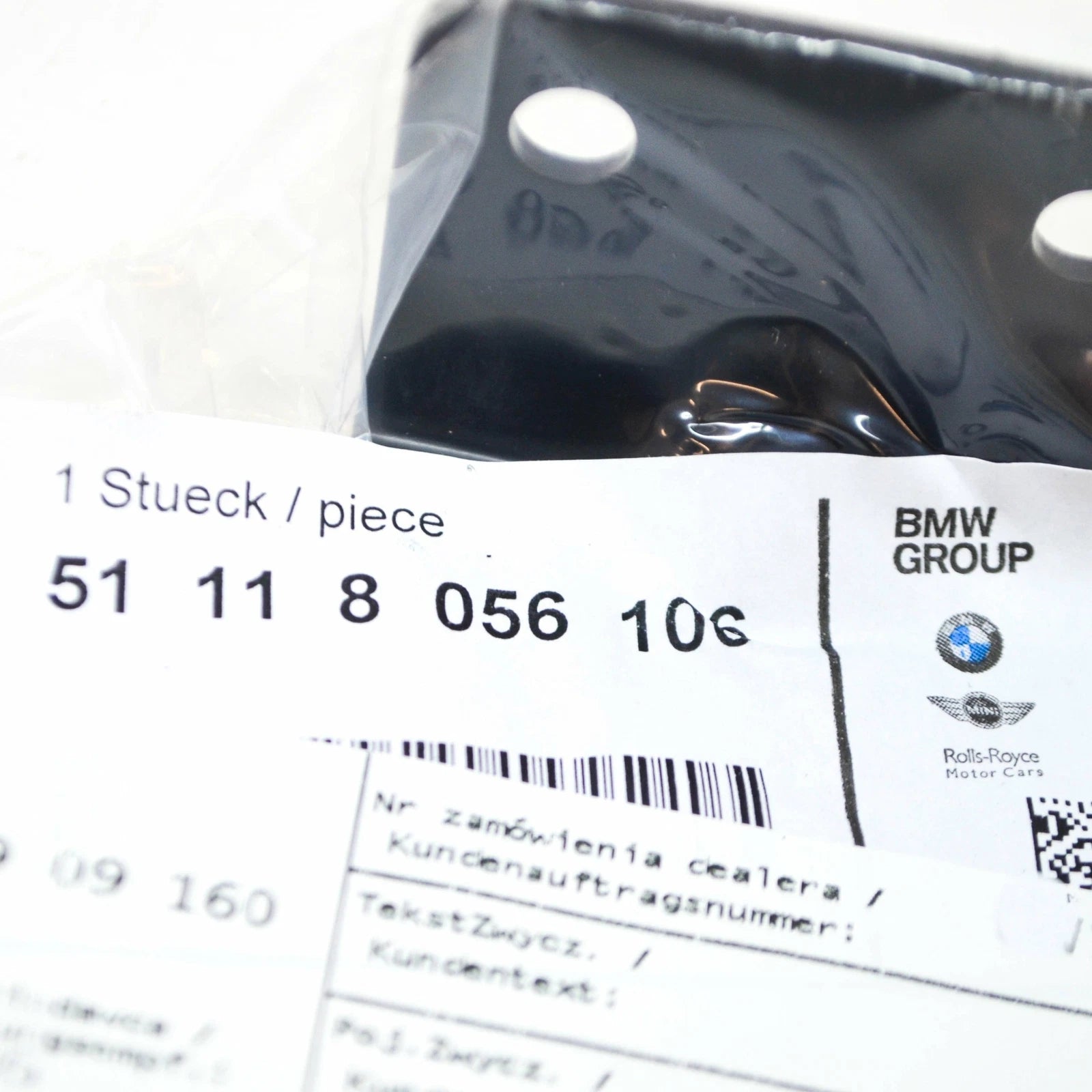 NEW BMW 3 F30 M FRONT BUMPER ACC HOLDER 51118056106 8056106 ORIGINAL