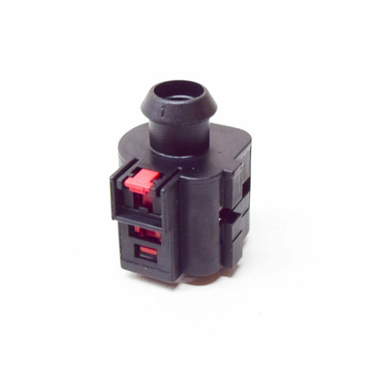 NEW AUDI A1 MK1 FLAT CONTACT HOUSING 1 PIN BLACK 1K0973751 ORIGINAL