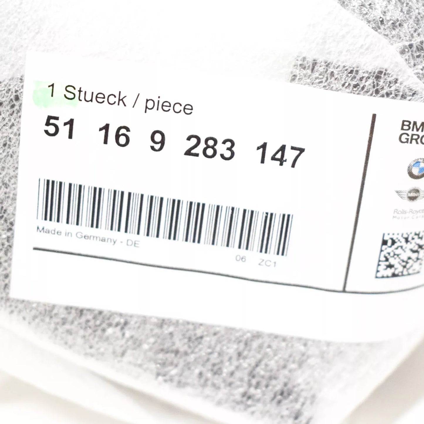 NEW BMW I3 I01 CUP HOLDER 51169283147 9283147 ORIGINAL