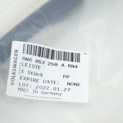 NEW AUDI A5 S5 CABRIO 8W6 REAR RIGHT BUMPER MOLDING 8W6853258ARN4 ORIGINAL