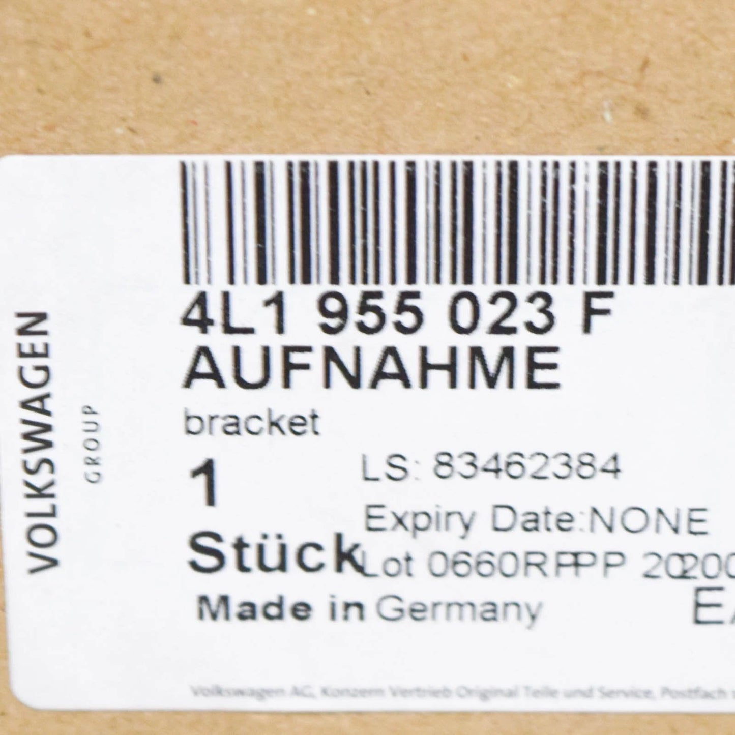 NEW AUDI Q7 4L FRONT WINDSCREEN LINKAGE W/MOTOR LHD 4L1955023F ORIGINAL