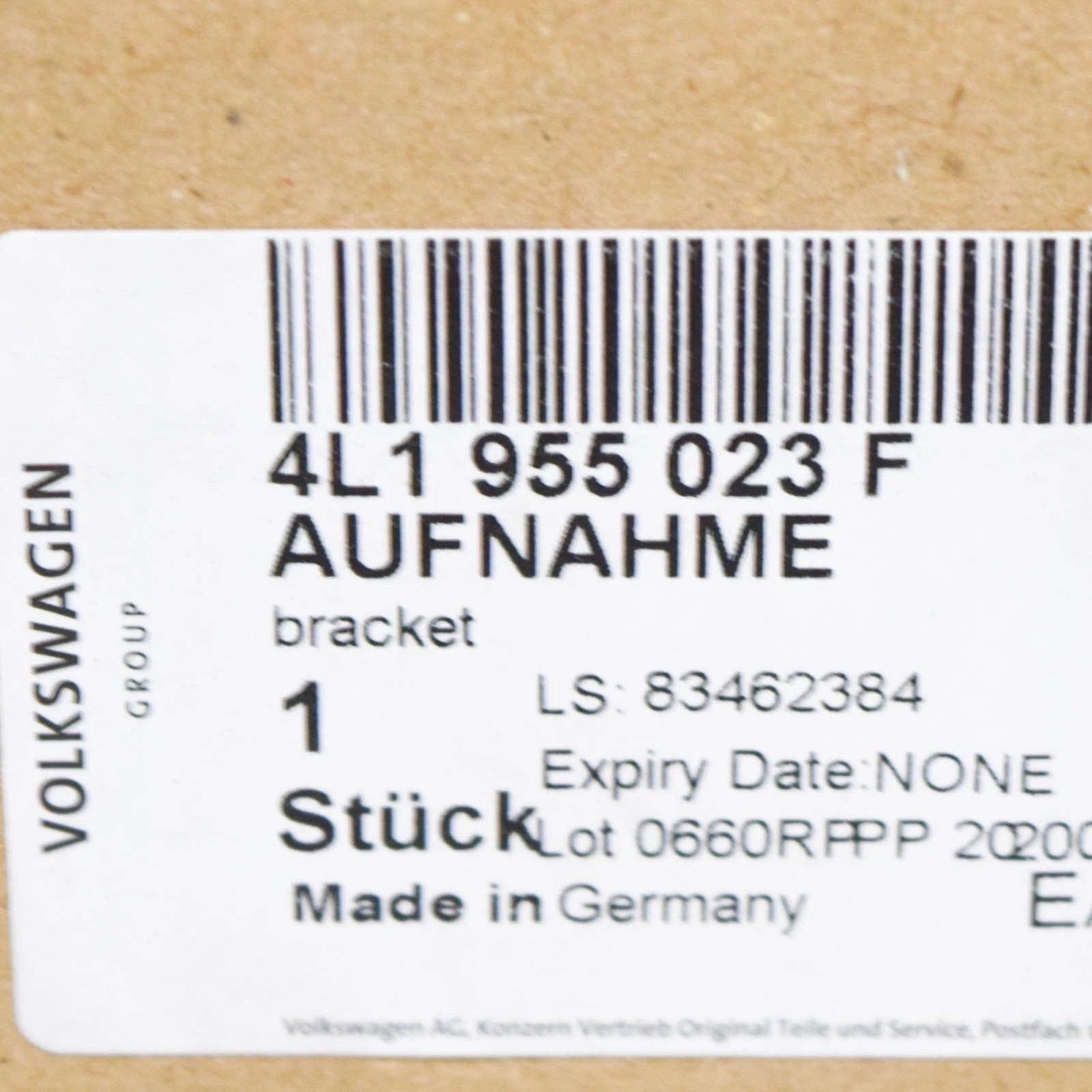 NEW AUDI Q7 4L FRONT WINDSCREEN LINKAGE W/MOTOR LHD 4L1955023F ORIGINAL