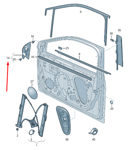NEW VW T-CROSS C11 FRONT RIGHT DOOR MIRROR TRIANGLE COVER 2GM83797482V ORIGINAL