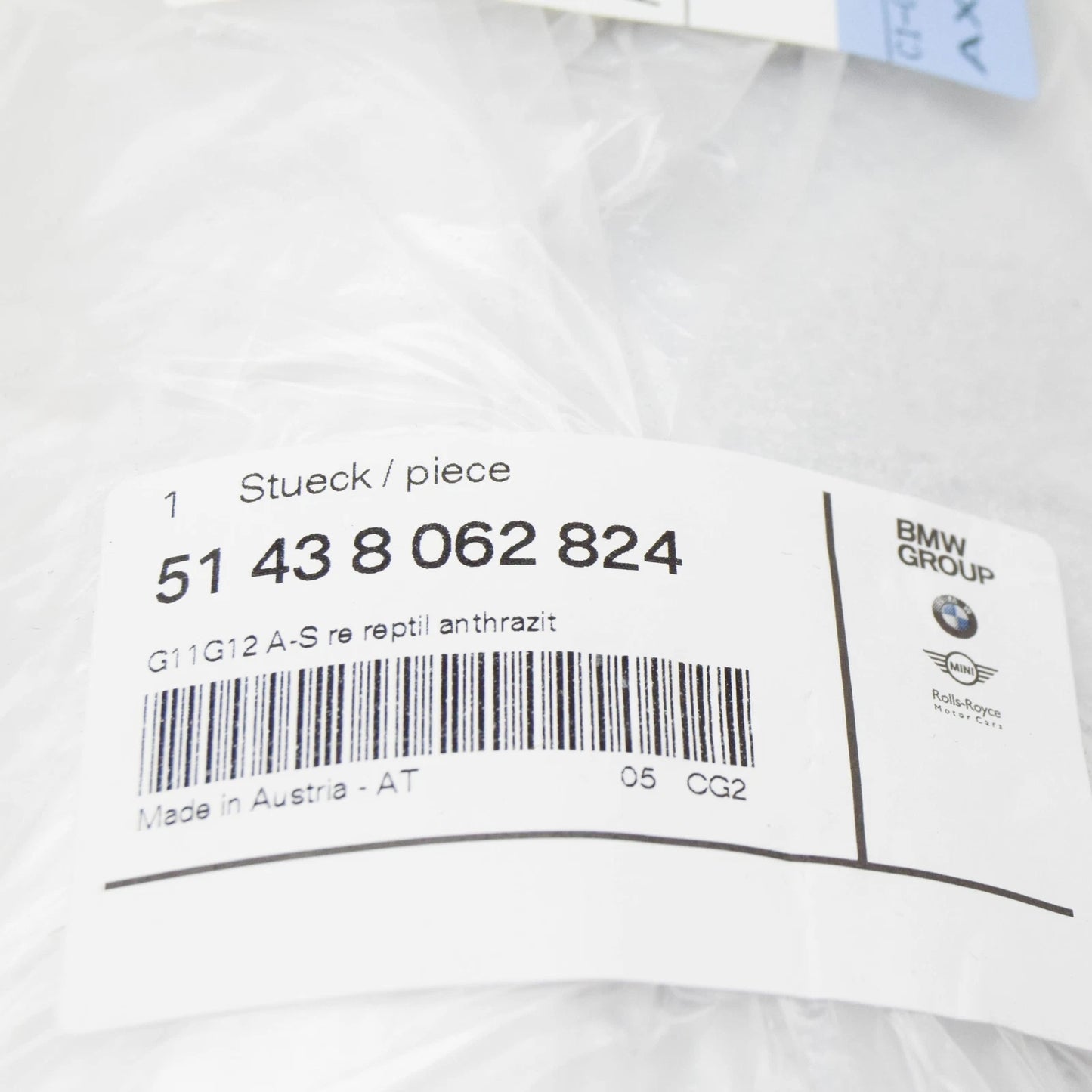 NEW BMW 7 G11 G12 FRONT RIGHT A PILLAR TRIM 51438062824 ORIGINAL