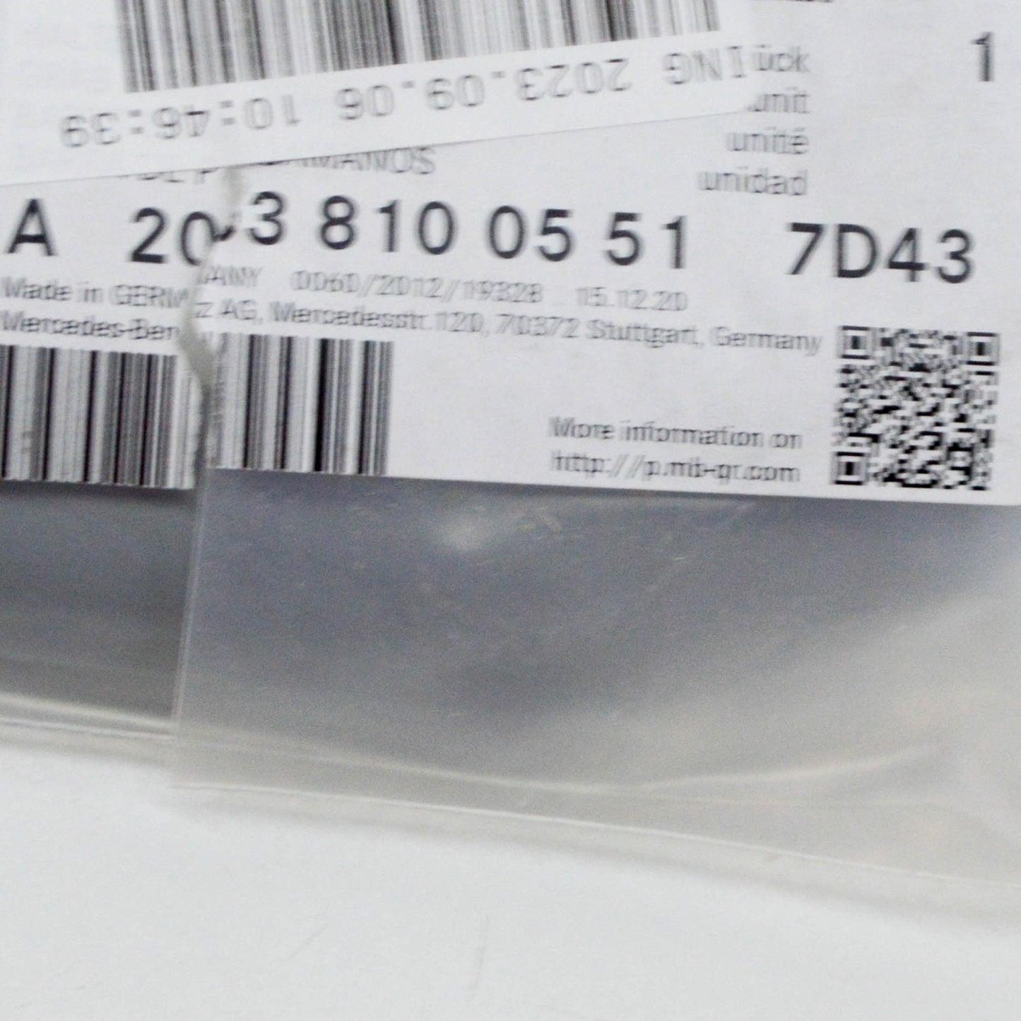 NEW MERCEDES-BENZ C-CLASS W203 REAR ROOF GRAB HANDLE A20381005517D43 ORIGINAL