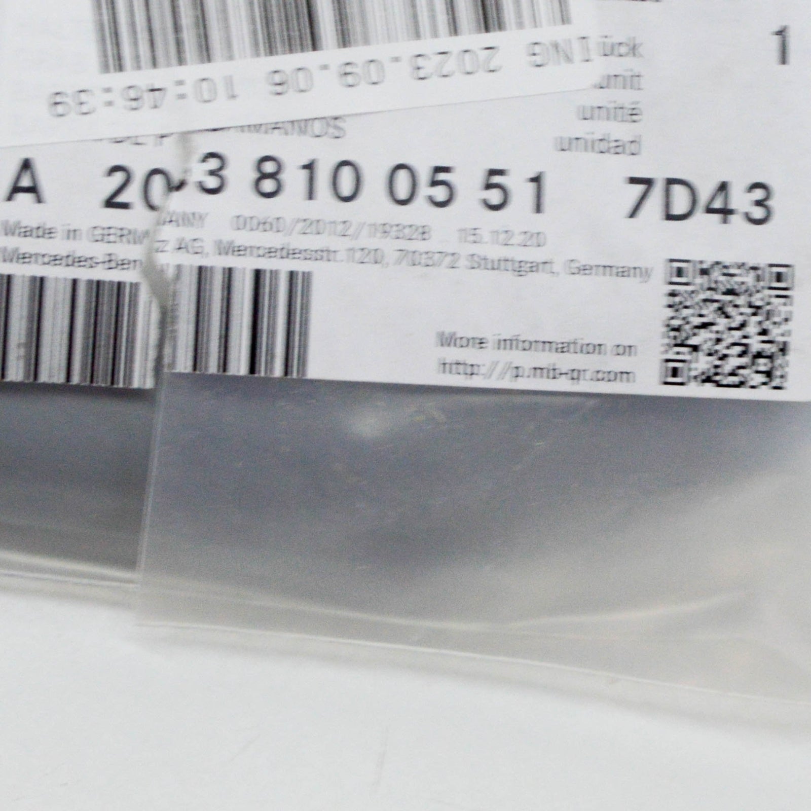 NEW MERCEDES-BENZ C-CLASS W203 REAR ROOF GRAB HANDLE A20381005517D43 ORIGINAL