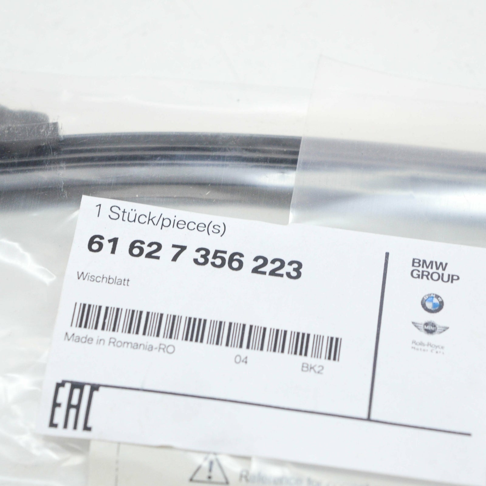 new bmw x1 f48 rear tailgate window wiper arm 7356223 original