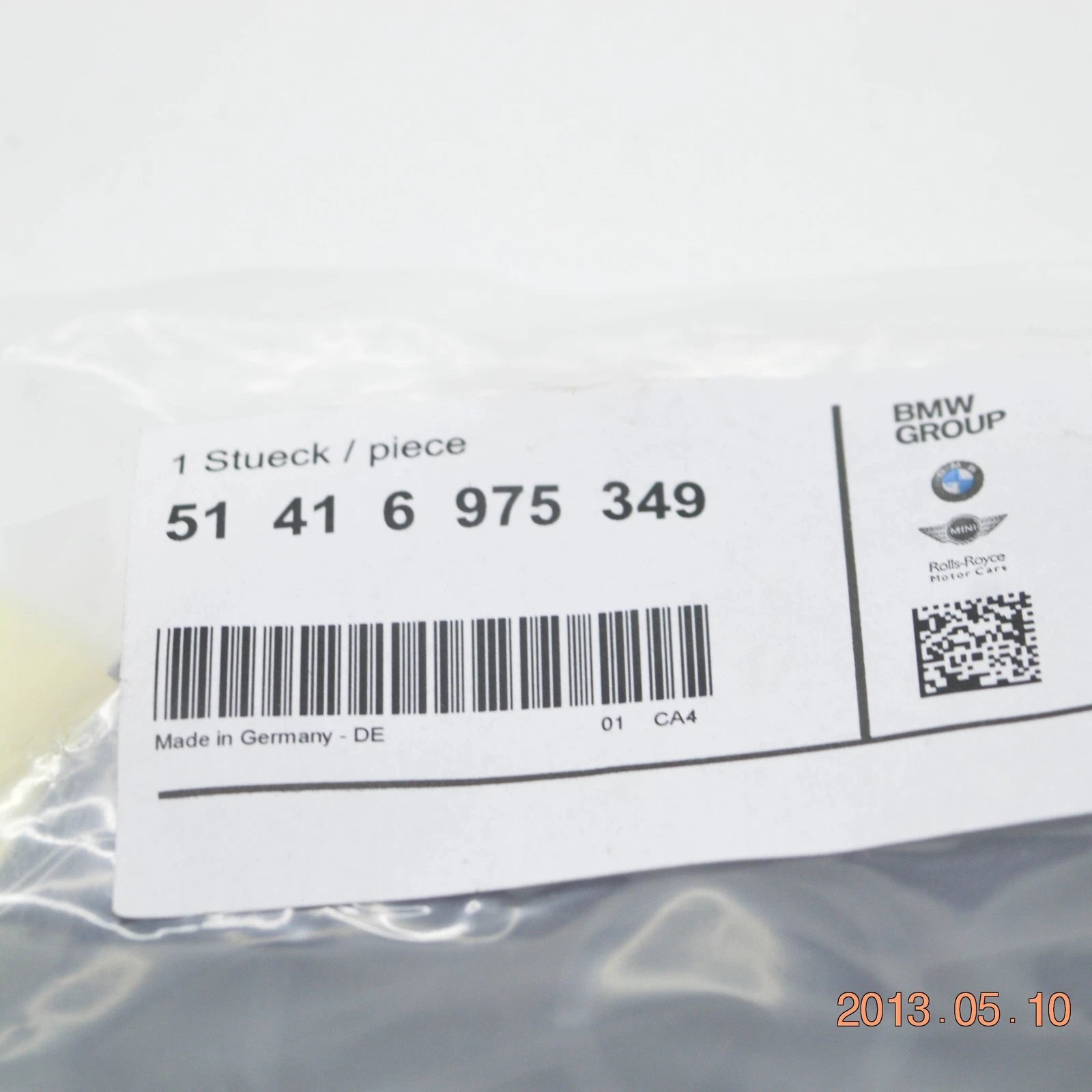 NEW BMW 1 E81 FRONT LEFT DOOR PANEL LOUDSPEAKER COVER 51416975349 ORIGINAL