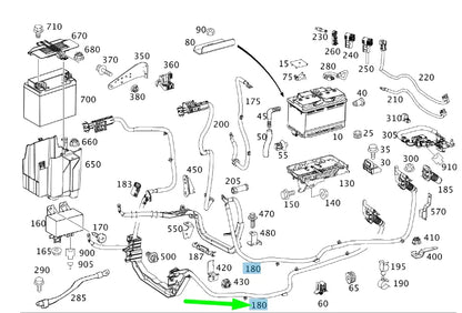NEW MB SPRINTER 906 BATTERY RO STARTER AND ALTERNATOR WIRING A9065403527