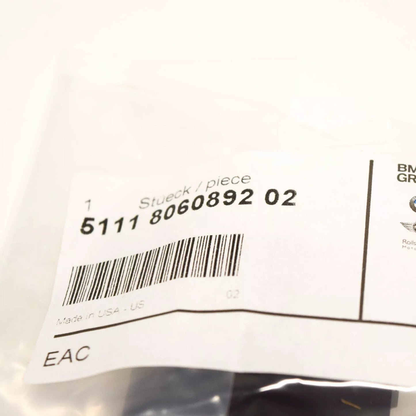 NEW BMW X6 F16 F86 RADIATOR GRILLE ICAM COVER 51118060892 ORIGINAL