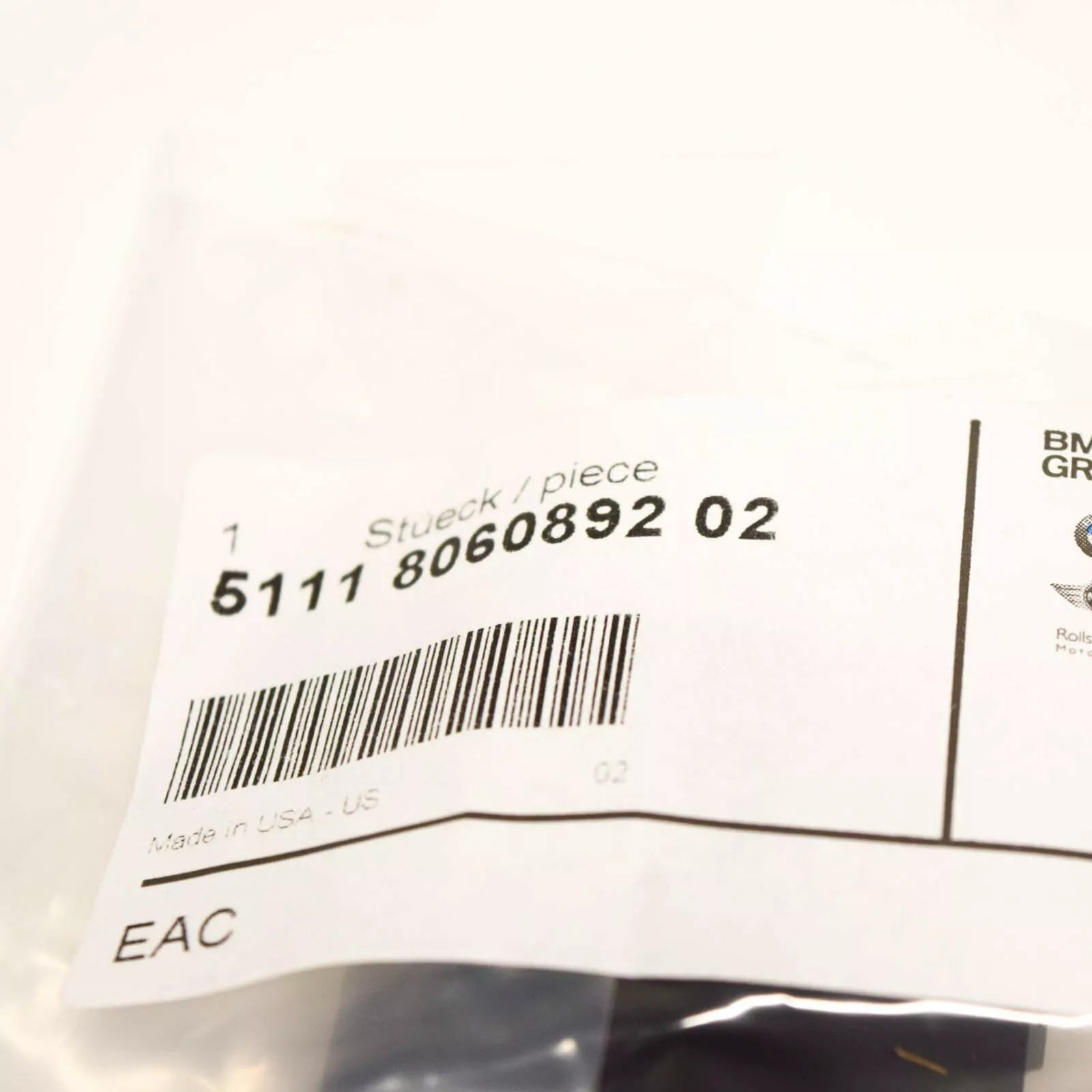 NEW BMW X6 F16 F86 RADIATOR GRILLE ICAM COVER 51118060892 ORIGINAL