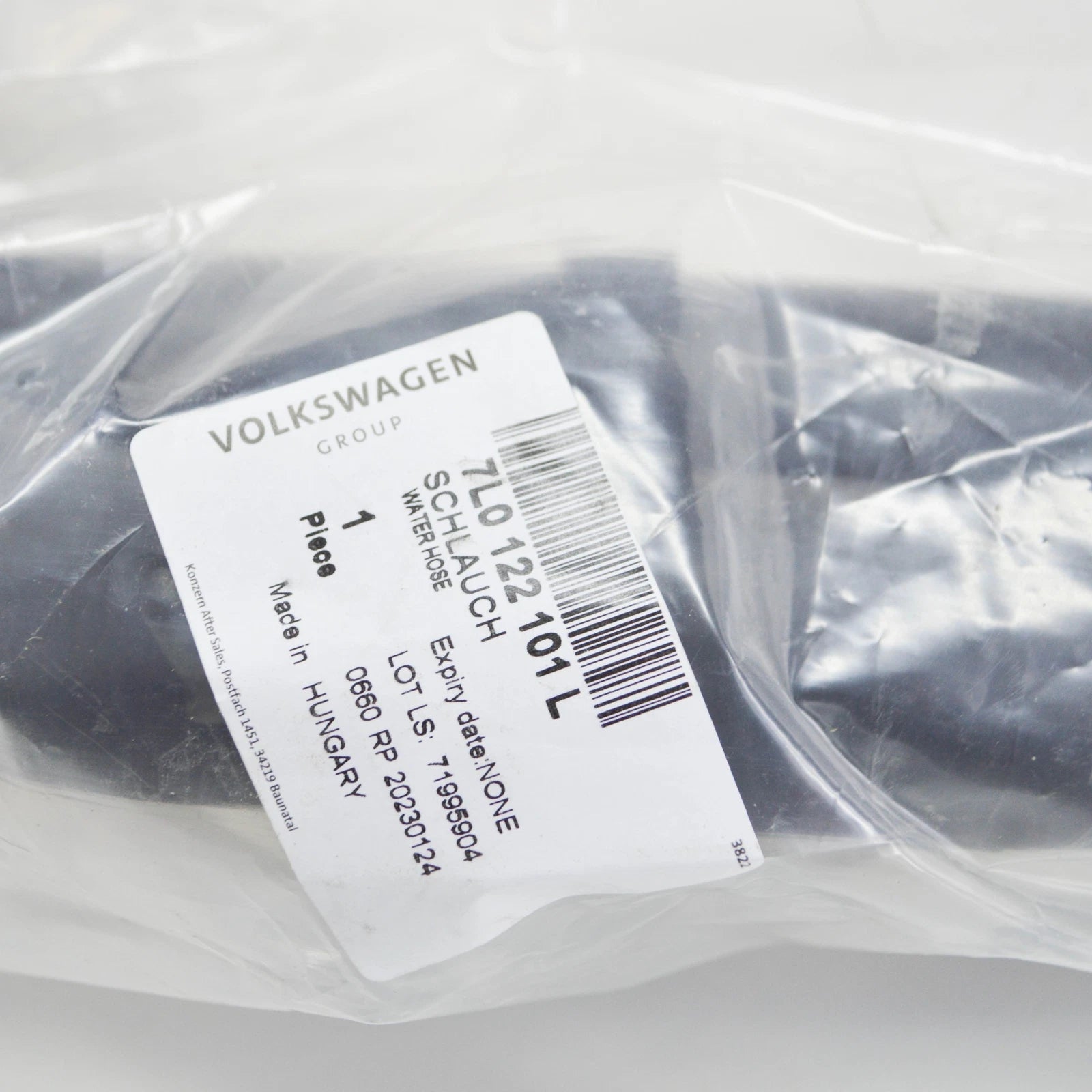 NEW AUDI Q7 4L ENGINE COOLANT RADIATOR UPPER PIPE HOSE SET 7L0122101L ORIGINAL