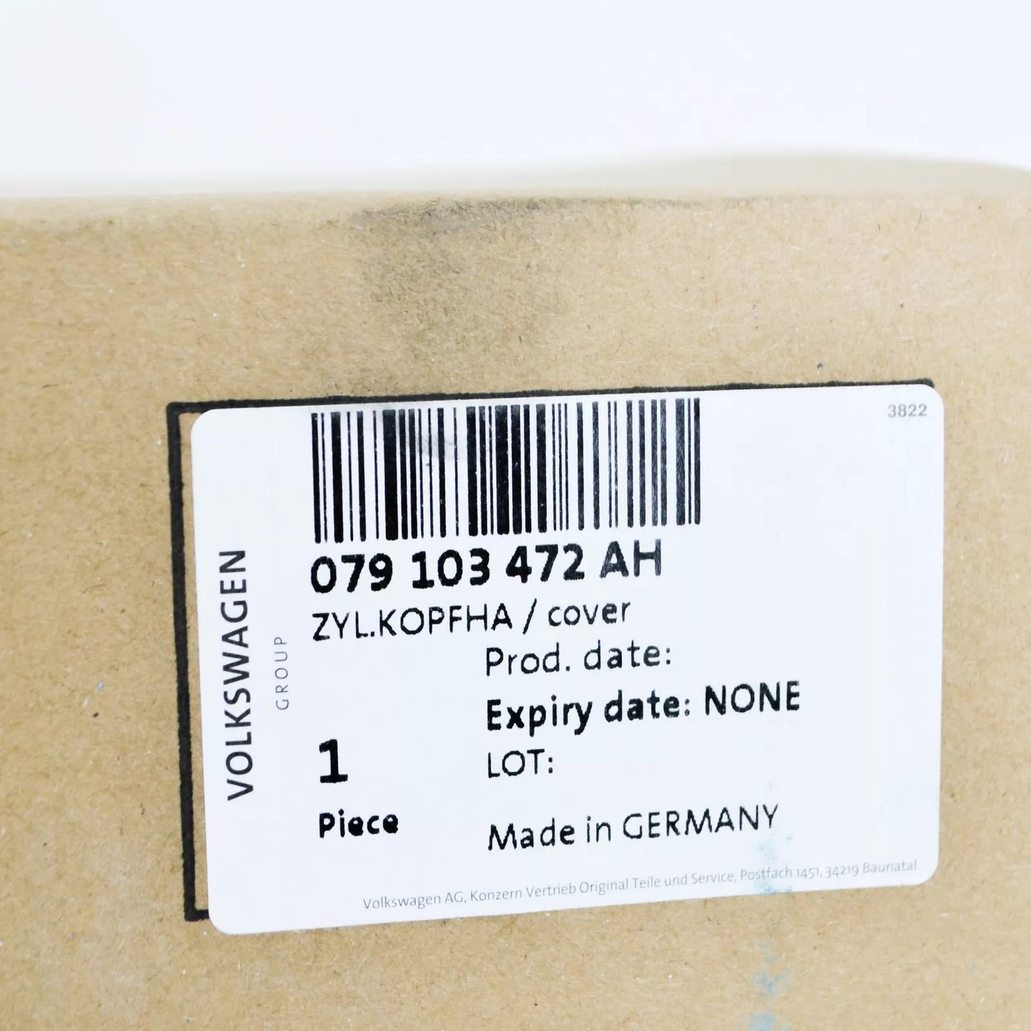 NEW AUDI R8 42 RIGHT SIDE CYLINDER HEAD COVER 079103472AH ORIGINAL