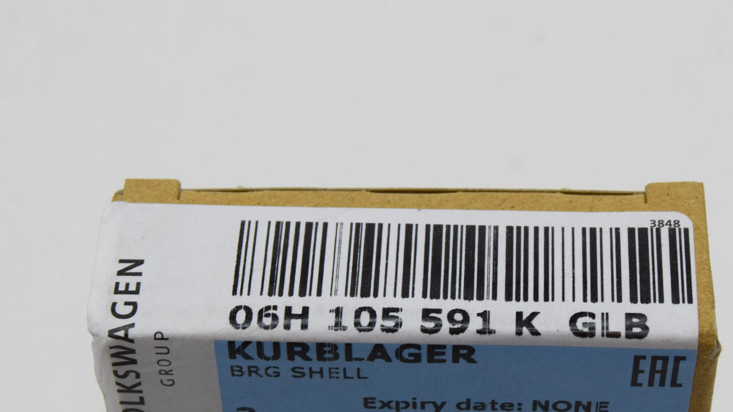 NEW AUDI A1 MK1 LOWER CRANKSHAFT BEARING SHELL 06H105591KGLB ORIGINAL