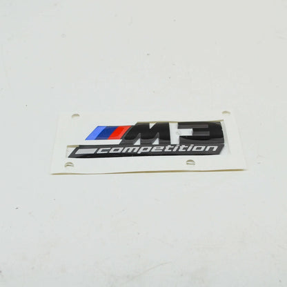 NEW BMW M3 G20 G80 COMPETITION REAR TAILGATE BOOTLID BADGE 51148084161 ORIGINAL