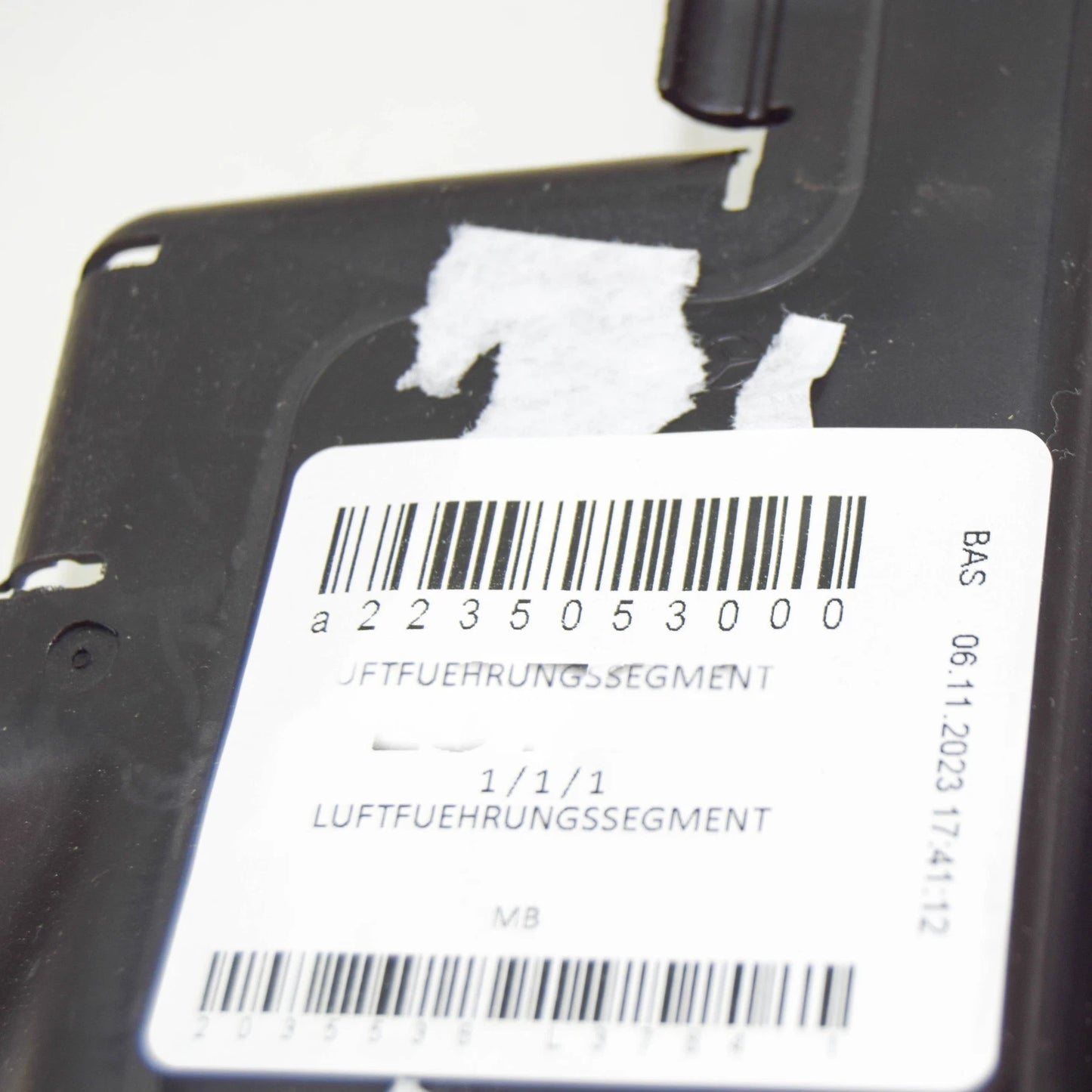 NEW MERCEDES-BENZ S W223 RADIATOR RIGHT AIR DUCT A2235053000 ORIGINAL