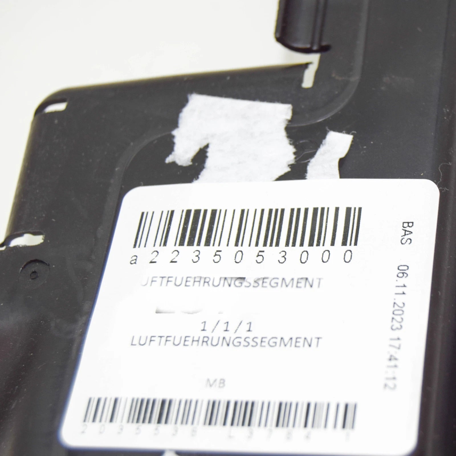 NEW MERCEDES-BENZ S W223 RADIATOR RIGHT AIR DUCT A2235053000 ORIGINAL