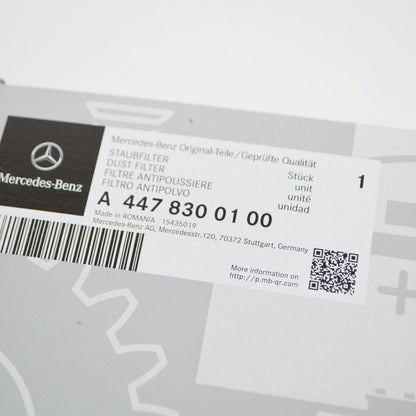 NEW MERCEDES-BENZ VITO W447 DUST FILTER A4478300100 ORIGINAL