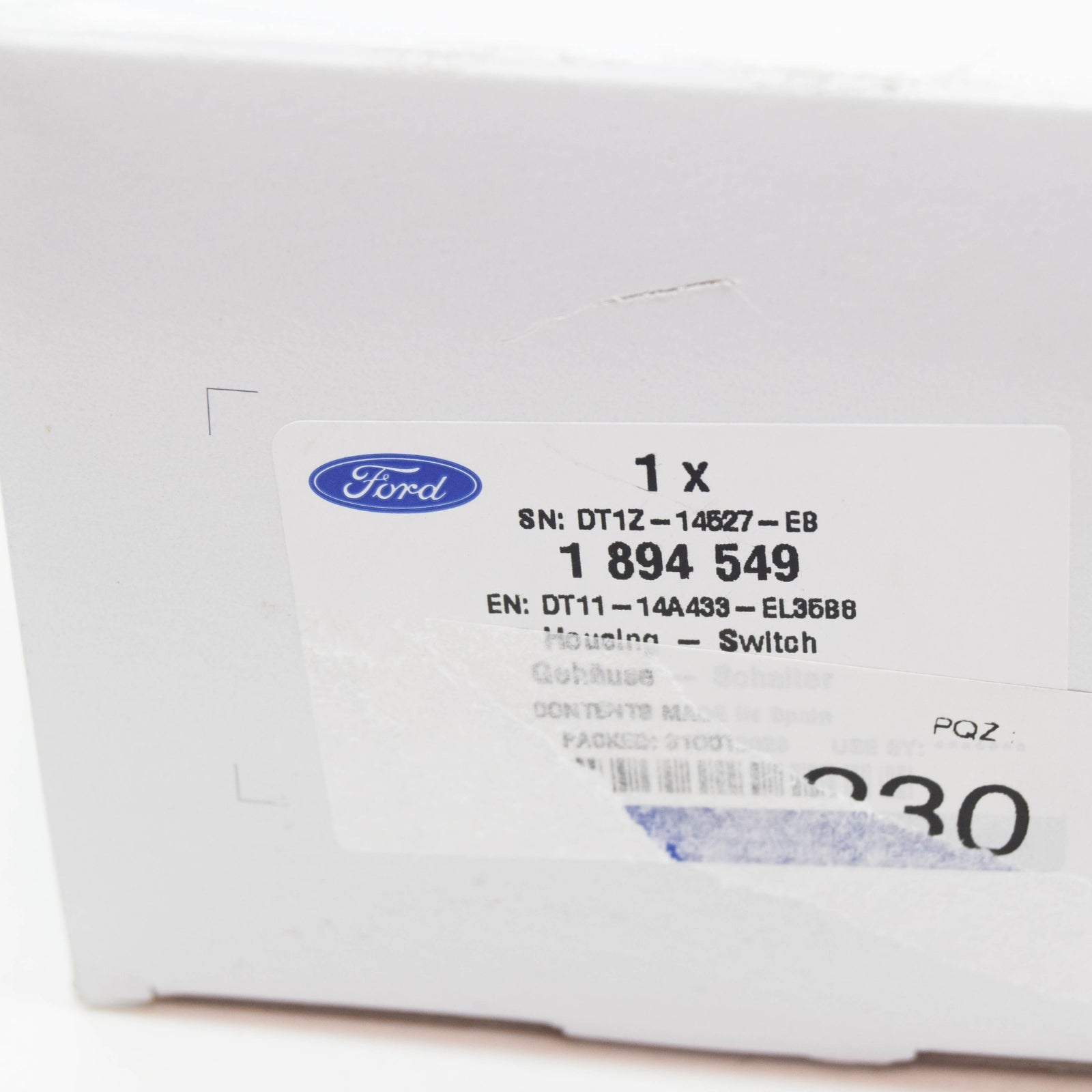 new ford tourneo connect mk2 front left door switch housing lhd 1894549 original
