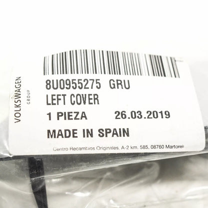 NEW AUDI Q3 8U LEFT HEADLIGHT WASHER COVER 8U0955275GRU 2012 ORIGINAL