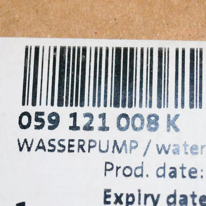 NEW AUDI Q5 8R WATER PUMP  059121008K 3.0 DIESEL ORIGINAL