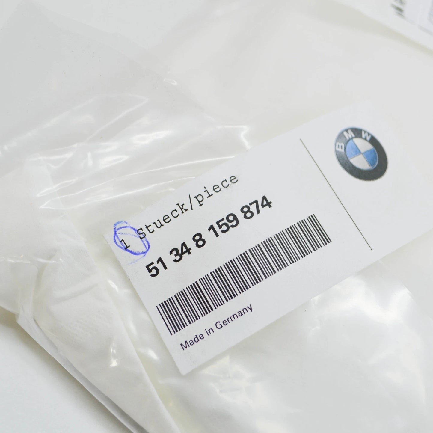 NEW BMW 5 E39 REAR RIGHT COLUMN B MOLDING 51348159874 8159874 ORIGINAL