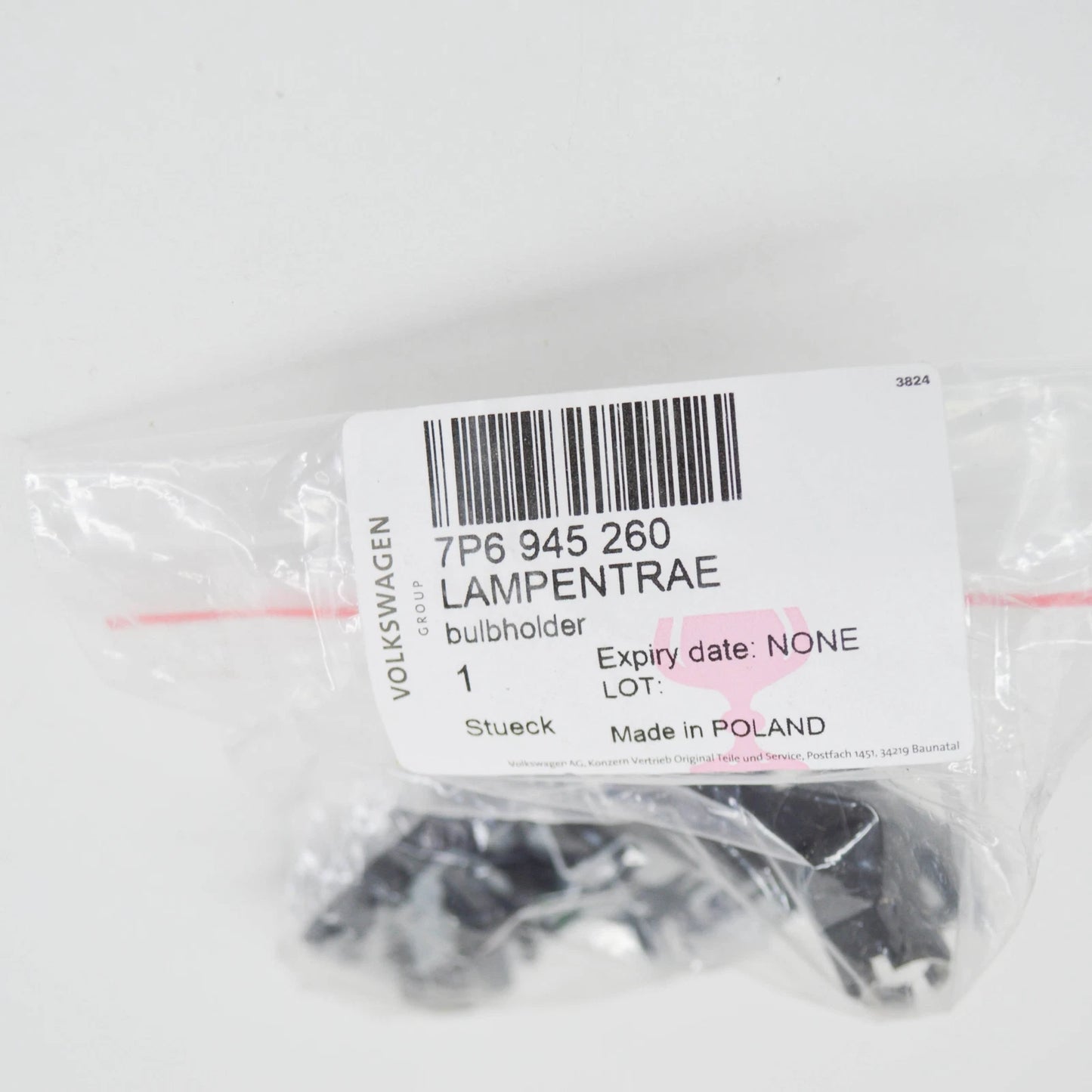 NEW VW TOUAREG 7P REAR RIGHT INNER TAILLIGHT BULB CARRIER 7P6945260 ORIGINAL