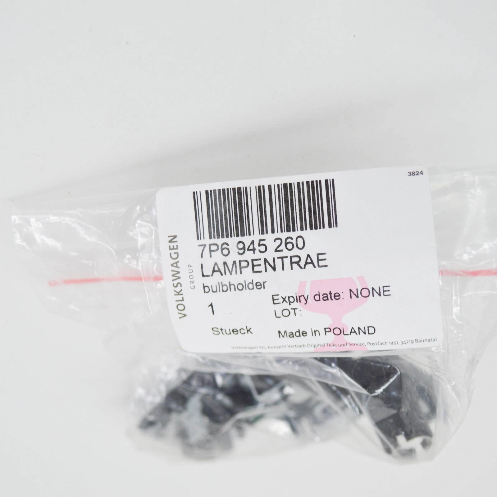 NEW VW TOUAREG 7P REAR RIGHT INNER TAILLIGHT BULB CARRIER 7P6945260 ORIGINAL