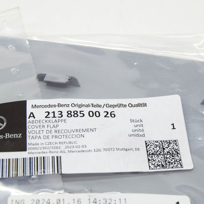 NEW MB E W213 REAR BUMPER CHARGING PLUG SOCKET CAP A2138850026 ORIGINAL