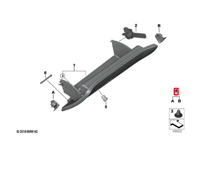 new bmw 8 cabrio g14 m f91 catch socket 51169418887 original
