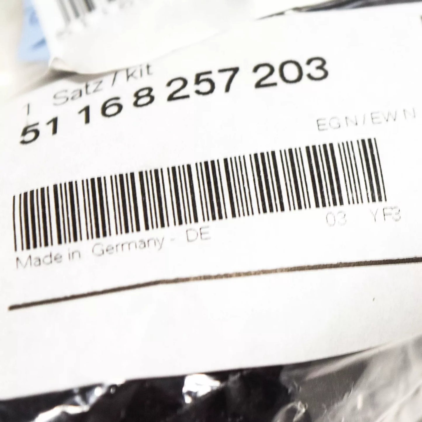 NEW BMW 5 E39 REAR VIEW MIRROR RAIN SENSOR COVER TRIM 51168257203 ORIGINAL