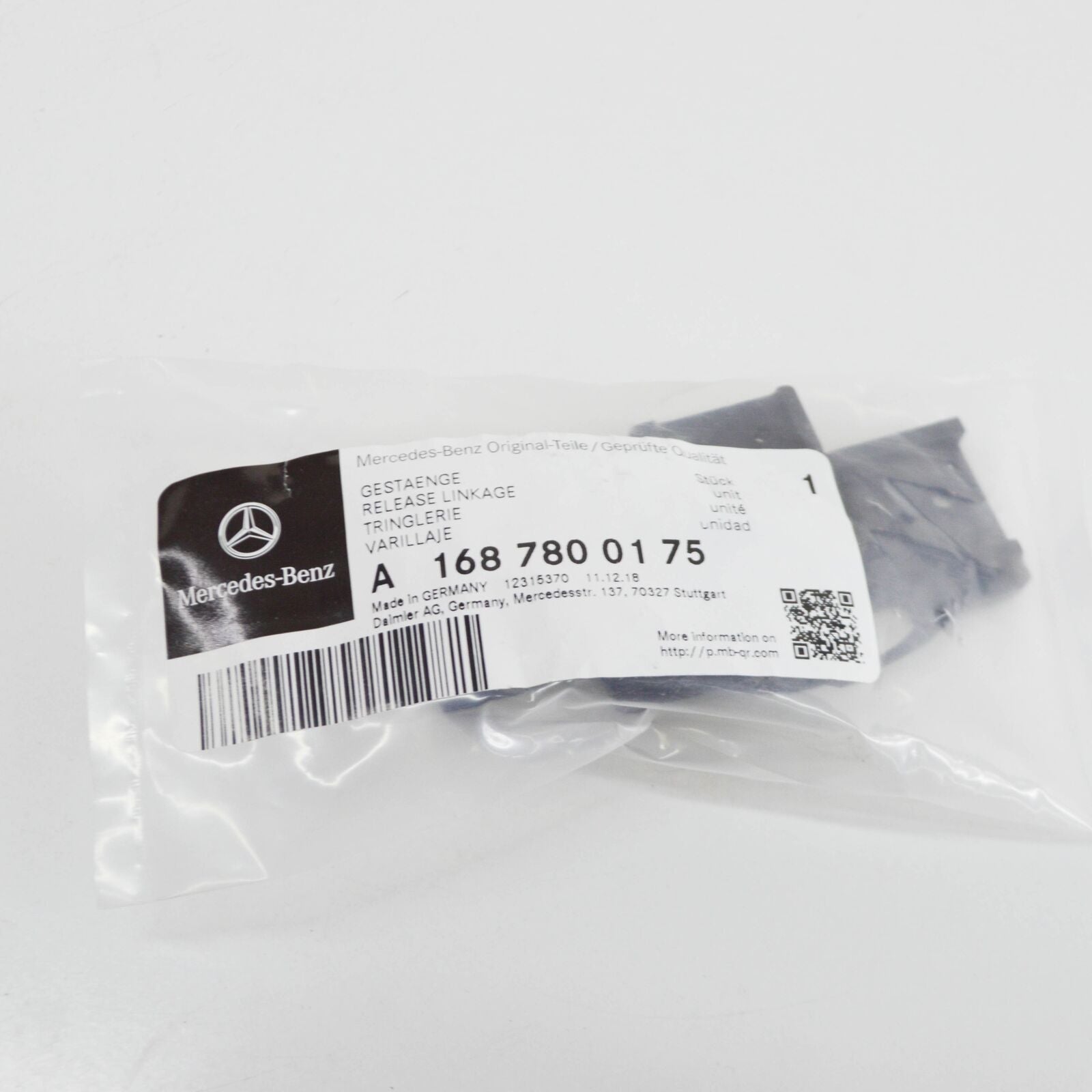 NEW MERCEDES-BENZ A W168 SLIDING ROOF LEFT LINKAGE A1687800175 ORIGINAL