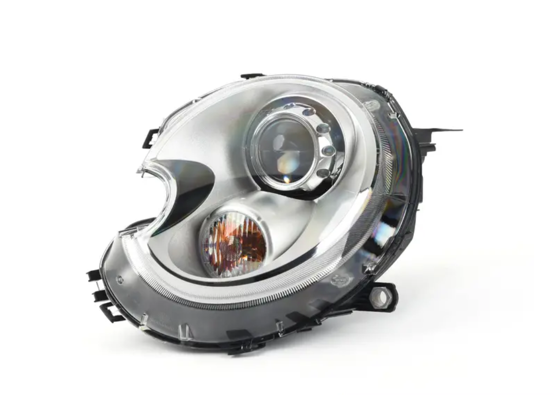 new mini clubman r55 front left bi-xenon headlight lhd 63127292057 original
