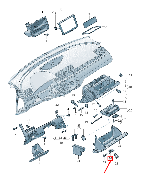 new vw cc 35 glove box latch lock lhd 3c1857147a4a1 3c1857147a 4a1 original