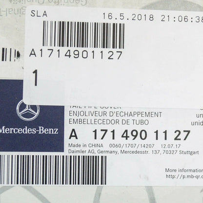 NEW MERCEDES-BENZ SLK R172 LEFT SIDE EXHAUST TIP A1714901127 ORIGINAL