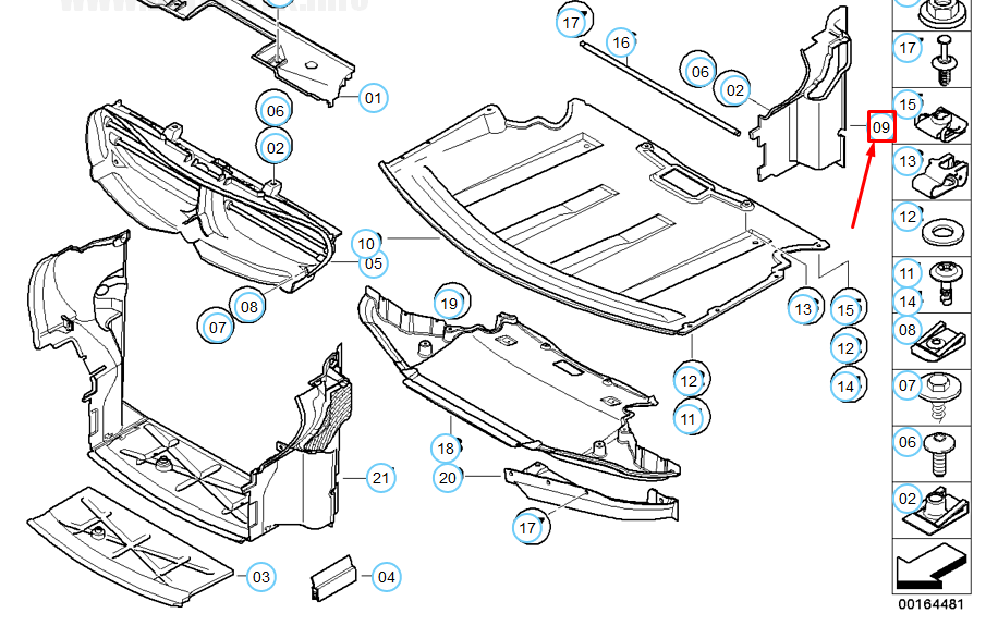new bmw 6 e63 front left air duct 51747052469 7052469 original